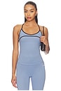 view 1 of 4 Scoop Contrast Cami Top in Glacier & Espresso