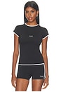 view 1 of 4 CAMISETA TIRANTES CON CAPAS LAYERED TEE in Black & White