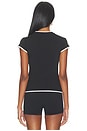 view 3 of 4 CAMISETA TIRANTES CON CAPAS LAYERED TEE in Black & White