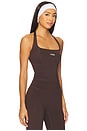 view 2 of 4 Halter Tank Top in Espresso