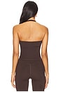 view 3 of 4 Halter Tank Top in Espresso