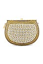 view 2 of 5 Pearl Metal Bag in Gold & Ivory