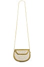 view 5 of 5 Pearl Metal Bag in Gold & Ivory