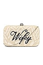 view 1 of 5 Wifey Medium Clutch in Black & White