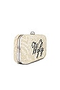 view 3 of 5 Wifey Medium Clutch in Black & White