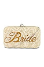 view 1 of 5 Bride Box Clutch in Ivory & Amber