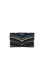 view 1 of 5 Vaughn Clutch in Gold, Blue & Black