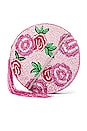 view 1 of 5 Secret Garden Clutch in Pink