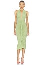 view 1 of 3 VESTIDO MIDI MILENA in Anise Green