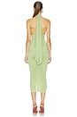 view 3 of 3 VESTIDO MIDI MILENA in Anise Green