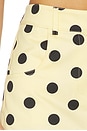 view 6 of 6 JUPE MIDI TINA in Polka Dot Lemon