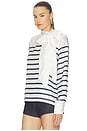 view 2 of 4 Johanna Blouse in Stripe Navy