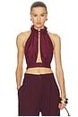 view 1 of 4 Medea Blouse in Prune