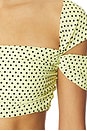 view 5 of 5 Sia Top in Polka Dot Lemon