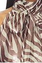 view 6 of 5 BLUSA SUSAN in Zebra Prune