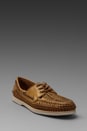 view 1 of 4 Sully Woven Boat Shoe in Tan