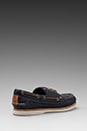 view 4 of 5 Sully Woven Boat Shoe in Navy
