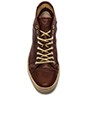 view 7 of 7 Justin Mid Lace Sneaker in Cognac