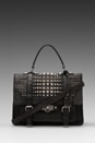 view 1 of 5 Cameron Studded Satchel in Black