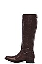 view 5 of 5 Melissa Button Back Zip Boot in Dark Brown