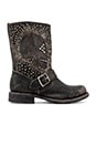 view 1 of 5 Jenna Skull Stud Short Boot in Black