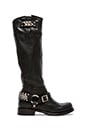 view 1 of 5 Jenna Braid Stud Tall Boot in Black