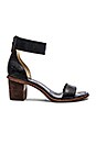 view 1 of 5 Brielle Back Zip Sandal in Black