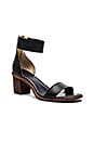 view 2 of 5 Brielle Back Zip Sandal in Black