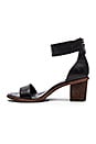 view 5 of 5 Brielle Back Zip Sandal in Black