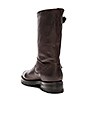 view 3 of 5 Natalie Mid Engineer Shearling Lined Boot in Dark Brown