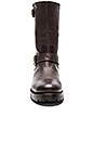 view 4 of 5 Natalie Mid Engineer Shearling Lined Boot in Dark Brown