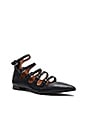view 2 of 5 Sienna Buckle Ballet Flat in Black