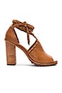 view 1 of 5 SANDALES À SURPIQÛRES SUZIE in Whiskey