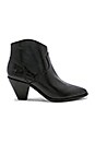 view 1 of 5 Lila Western Short Boot in Black