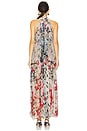 view 3 of 3 VESTIDO LONGO COM GOLA FALSA in Romantica