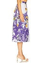 view 3 of 6 x REVOLVE Gathered Skirt in Blue Tropical