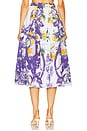 view 4 of 6 x REVOLVE Gathered Skirt in Blue Tropical