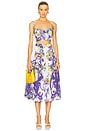 view 5 of 6 x REVOLVE Gathered Skirt in Blue Tropical