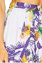 view 6 of 6 x REVOLVE Gathered Skirt in Blue Tropical