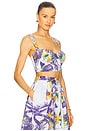 view 2 of 4 BRALETTE ESTRUTURADO in Blue Tropical