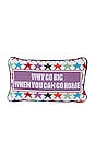 view 1 of 3 Why Go Big Needlepoint Pillow in 
