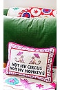 view 4 of 4 NOT MY CIRCUS NEEDLEPOINT PILLOW ニードルポイントピロー in 