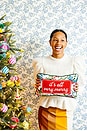 view 4 of 5 Very Merry Needlepoint Pillow in 