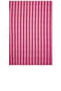 view 1 of 5 Snowwood Stripe Tablecloth in Red & Light Pink & Green