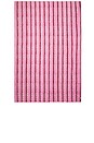 view 2 of 5 Snowwood Stripe Tablecloth in Red & Light Pink & Green