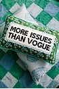 view 4 of 5 More Issues Needlepoint Pillow in Green & White