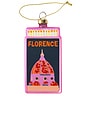 view 1 of 2 DÉCORATION FLORENCE MATCHBOOK ORNAMENT in Pink