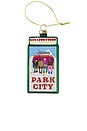 view 1 of 2 DÉCORATION PARK CITY MATCHBOOK ORNAMENT in Green