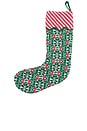 view 1 of 1 Pomegranate Stocking in Green & Red