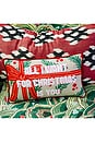 view 2 of 3 All I Want Needlepoint Pillow in Red & Beige